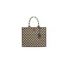 Large Prada Symbole jacquard fabric handbag