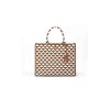 Large Prada Symbole jacquard fabric handbag