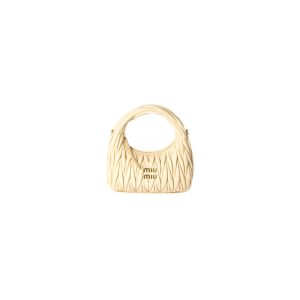 Small Wander matelasse nappa leather hobo bag(HIGH-END GRADE)