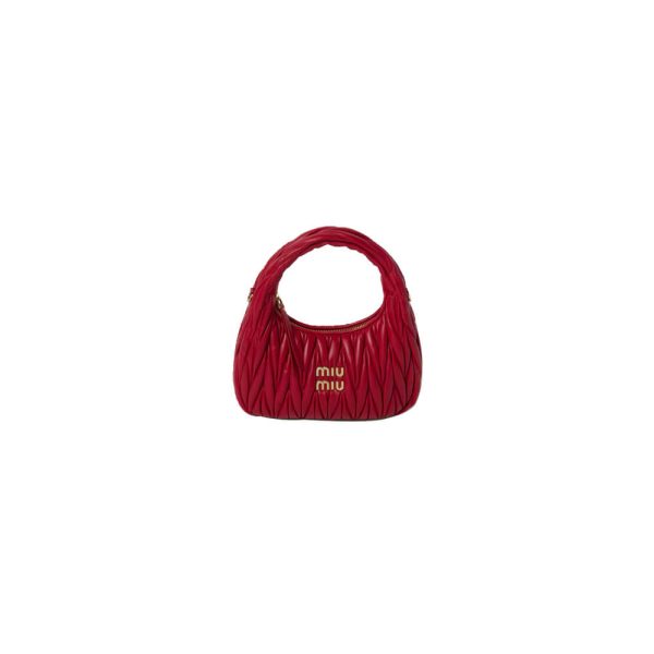 Small Wander matelasse nappa leather hobo bag(HIGH-END GRADE)