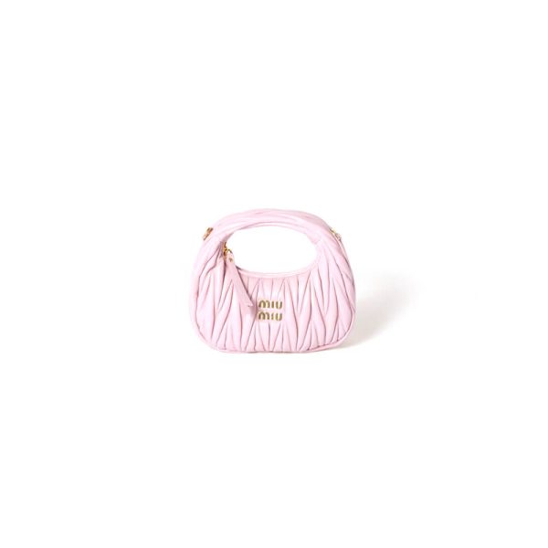 Mini Wander matelasse nappa leather hobo bag(high-end grade)