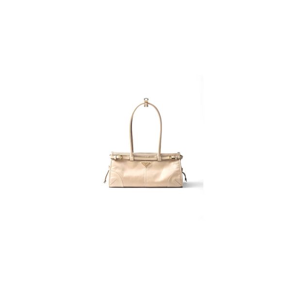 Prada Medium leather handbag(high-end grade)