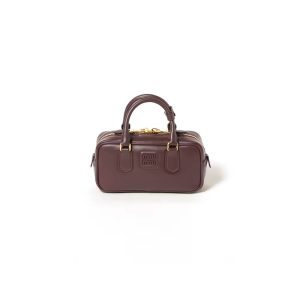 MIUMIU Large Arcadie Leather Bag(HIGH-END GRADE)