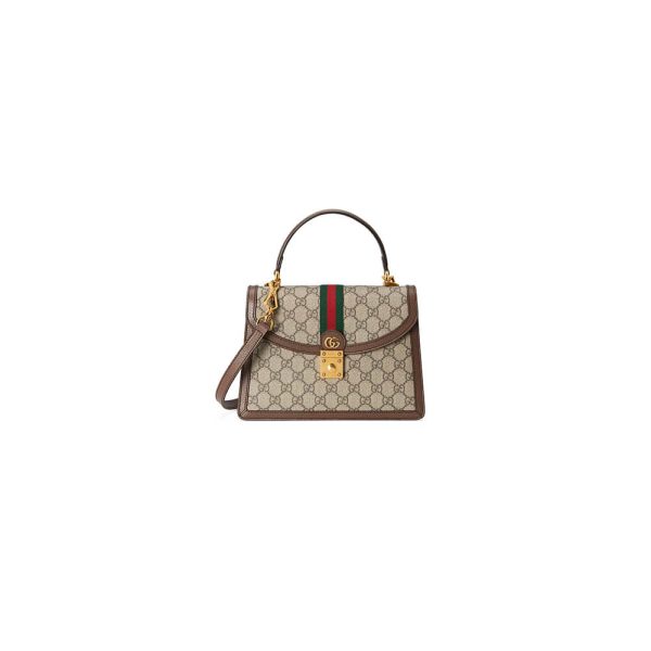 Gucci Ophidia medium top handle bag(HIGH-END GRADE)