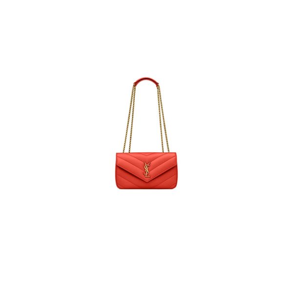 YSL LOULOU small in MATELASSE lambskin(HIGH-END GRADE)