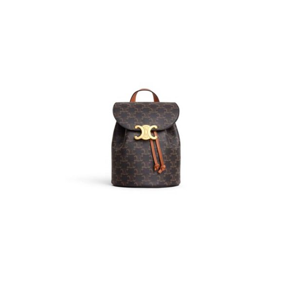 BACKPACK CELINE BONNIE IN Triomphe Canvas and calfskin(HIGH-END GRADE)