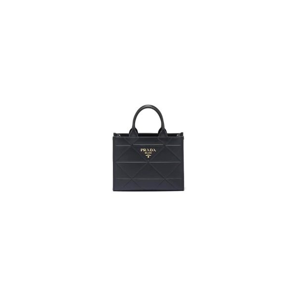 Prada Small leather Prada Symbole bag with topstitching