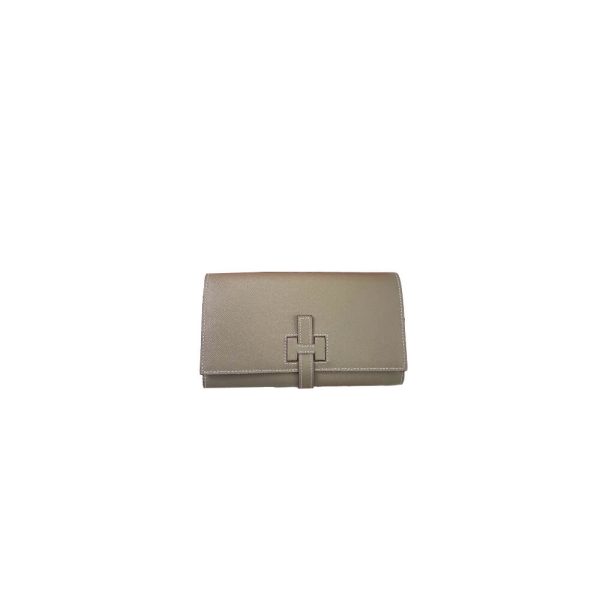 HERMES New H Passant Toutenmain wallet(HIGH-END GRADE)