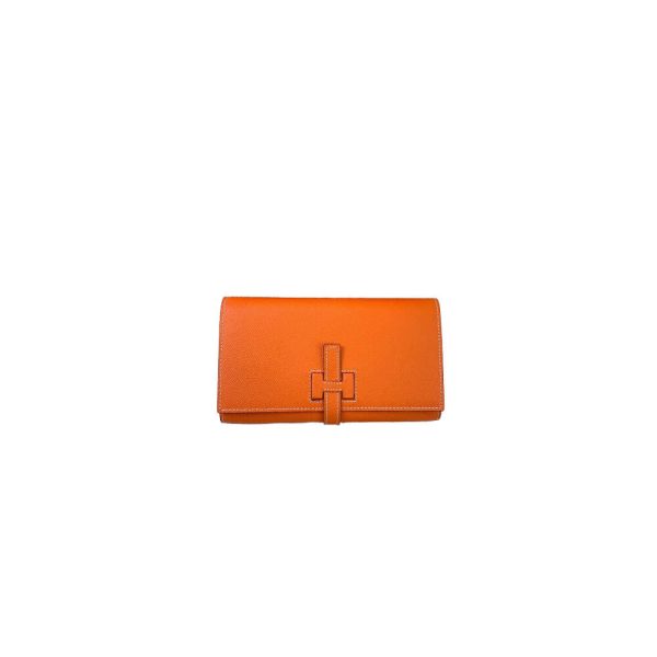 HERMES New H Passant Toutenmain wallet(HIGH-END GRADE)