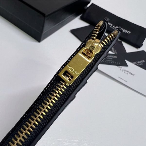 YSL CASSANDRE MATELASSÉ FRAGMENTS ZIPPED CARD CASE(HIGH-END GRADE) - Image 10