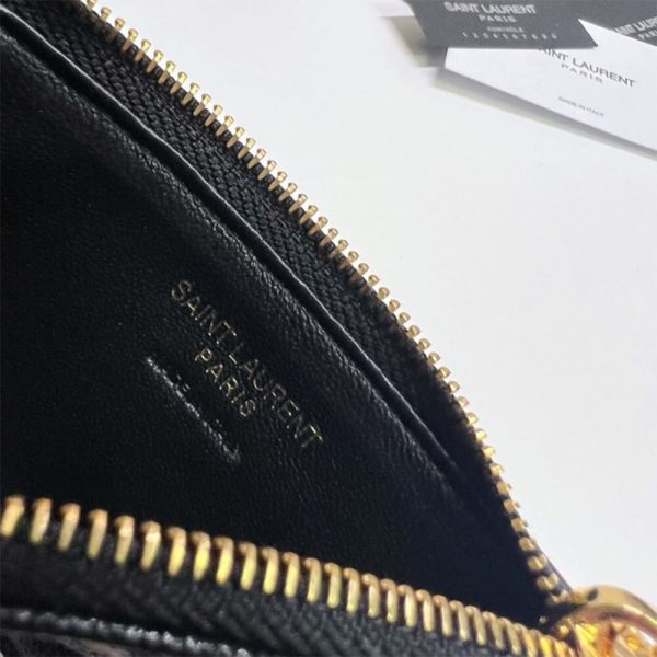 YSL CASSANDRE MATELASSÉ FRAGMENTS ZIPPED CARD CASE(HIGH-END GRADE) - Image 11
