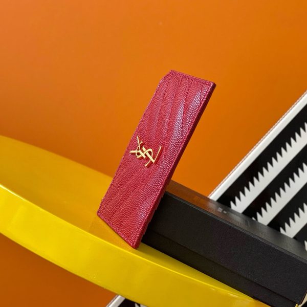 YSL CASSANDRE MATELASSÉ FRAGMENTS ZIPPED CARD CASE(HIGH-END GRADE) - Image 14