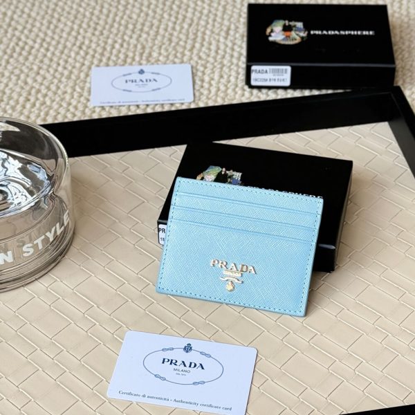 Prada Saffiano Leather Card Holder - Image 15