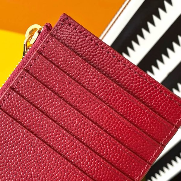 YSL CASSANDRE MATELASSÉ FRAGMENTS ZIPPED CARD CASE(HIGH-END GRADE) - Image 16