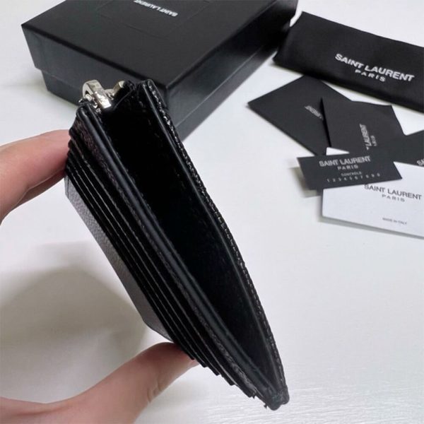 YSL CASSANDRE MATELASSÉ FRAGMENTS ZIPPED CARD CASE(HIGH-END GRADE) - Image 19