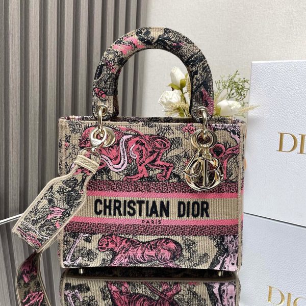 Medium Dioriviera Lady D-Lite Bag - Image 2