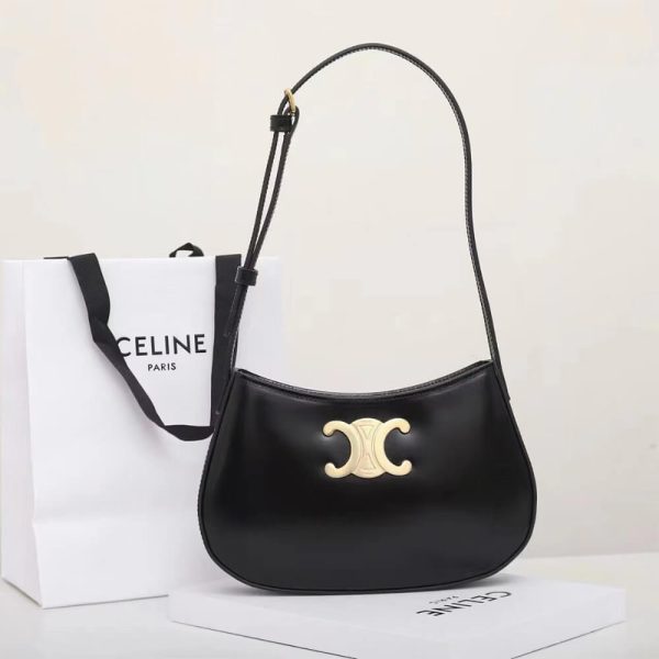 CELINE MEDIUM TILLY BAG in shiny calfskin - Image 2