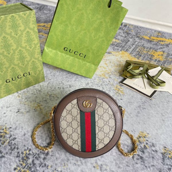 Ophidia GG mini round shoulder bag - Image 2