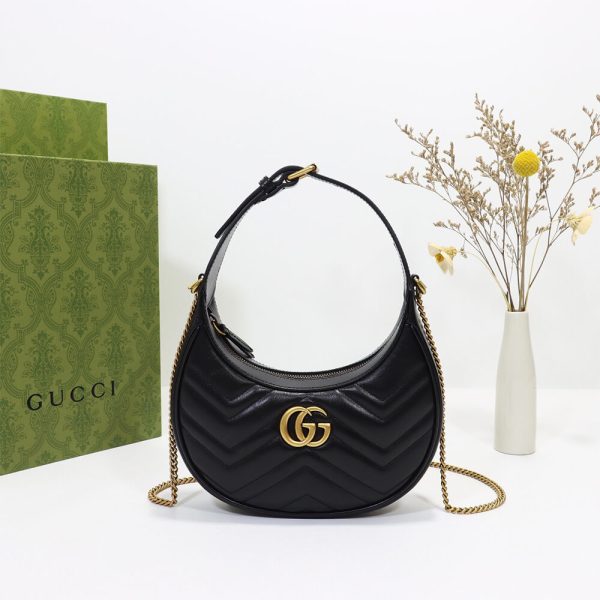 GG Marmont half-moon-shaped mini bag - Image 2