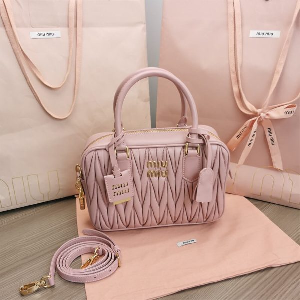 Matelasse nappa leather top-handle bag - Image 2
