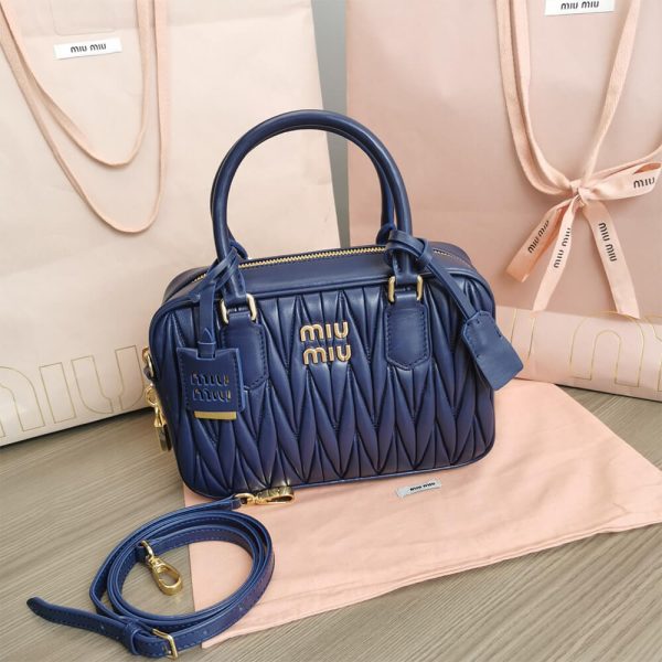Matelasse nappa leather top-handle bag - Image 2