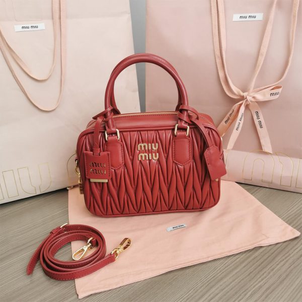 Matelasse nappa leather top-handle bag - Image 2
