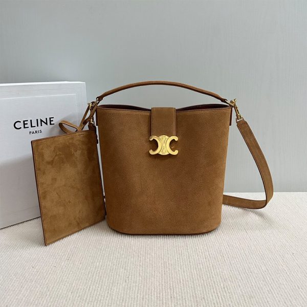 CELINE MEDIUM LOUISE BAG in SUEDE CALFSKIN - Image 2