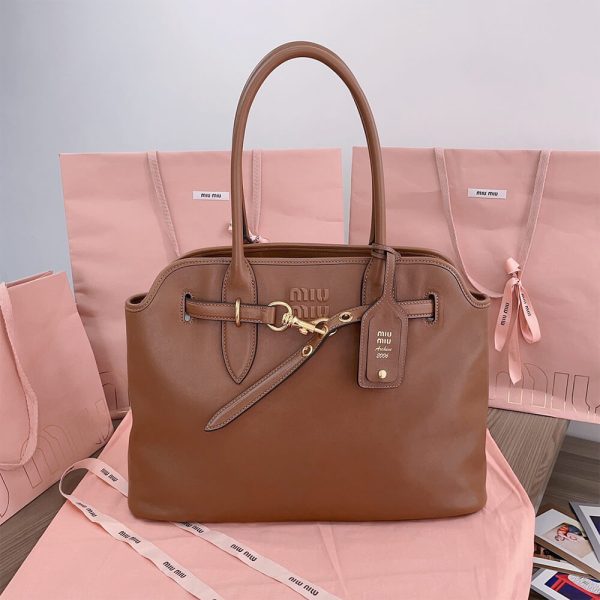 MIUMIU Medium Aventure nappa leather bag(HIGH-END Grade) - Image 2