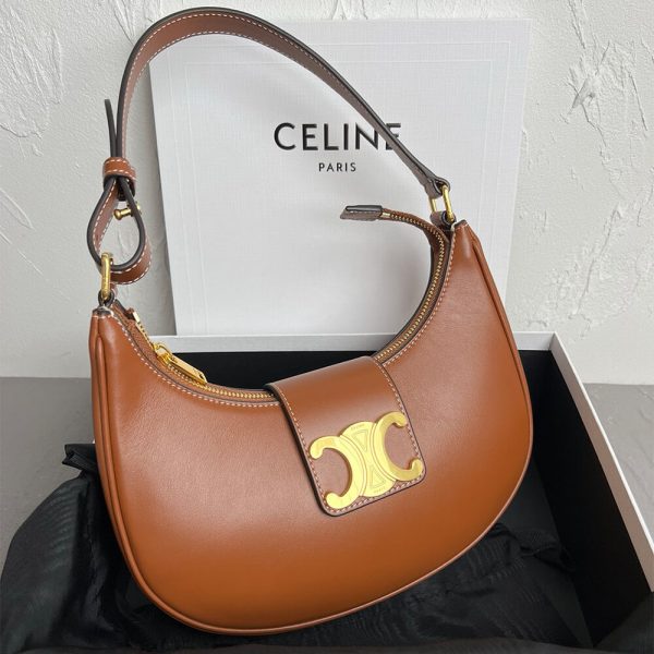 CELINE MEDIUM AVA TRIOMPHE BAG in Smooth Calfskin - Image 2
