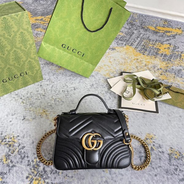GG Marmont mini top handle bag - Image 2