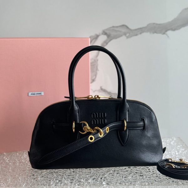 MIUMIU Aventure nappa leather top-handle bag(HIGH-END GRADE) - Image 2