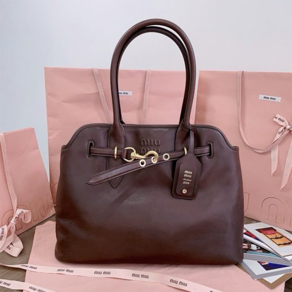 MIUMIU Medium Aventure nappa leather bag(HIGH-END Grade) - Image 2