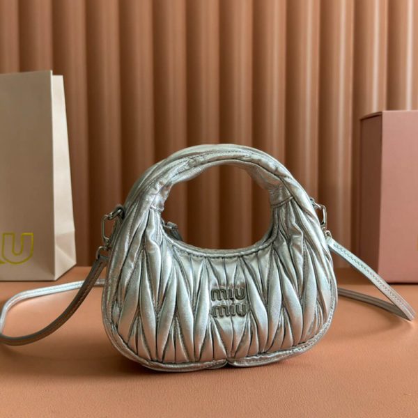 Mini Wander matelasse nappa leather hobo bag(high-end grade) - Image 2