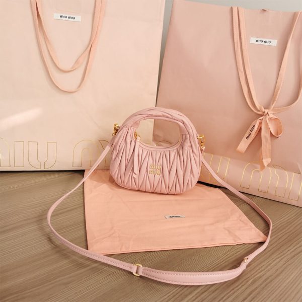 Mini Wander matelasse nappa leather hobo bag(high-end grade) - Image 2