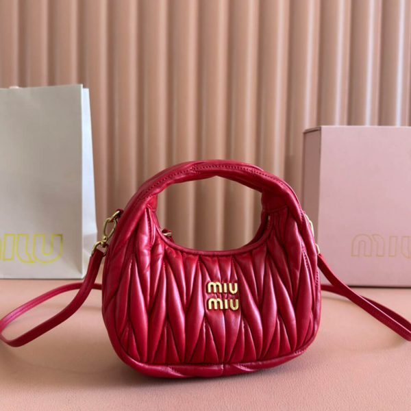 Mini Wander matelasse nappa leather hobo bag(high-end grade) - Image 2