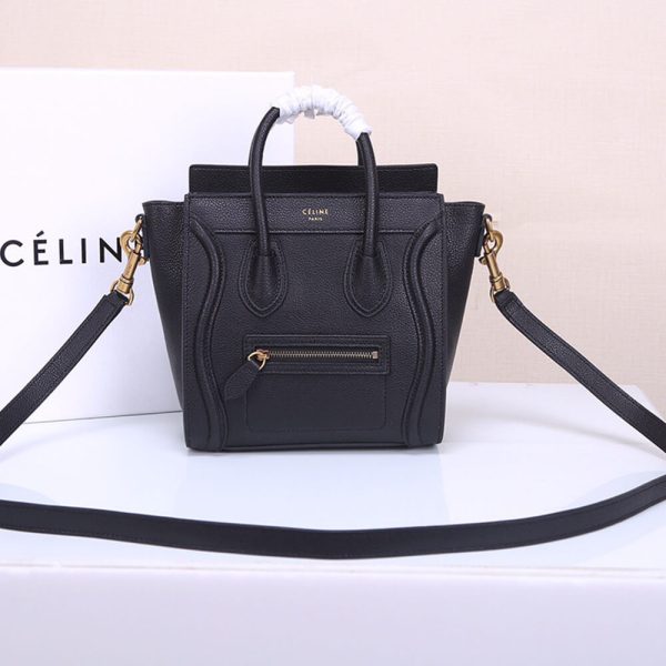 CELINE NANO LUGGAGE BAG IN CALFSKIN - Image 2