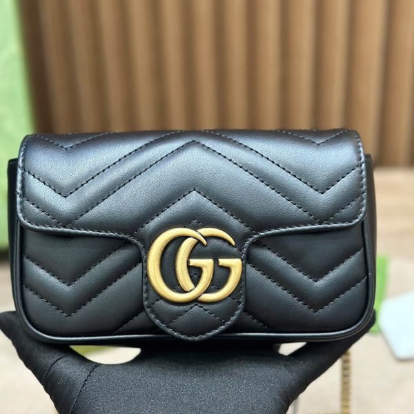 GG Marmont matelasse leather super mini bag(high-end Grade) - Image 2