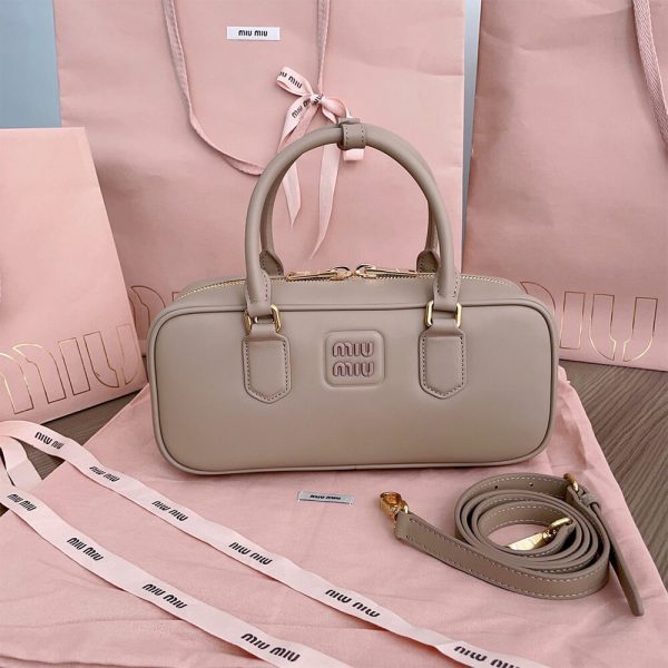 MIUMIU Large Arcadie Leather Bag(HIGH-END GRADE) - Image 2