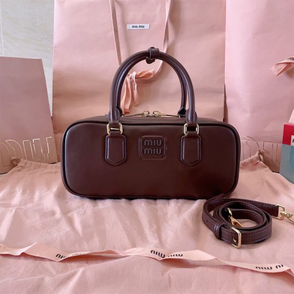 MIUMIU Large Arcadie Leather Bag(HIGH-END GRADE) - Image 2