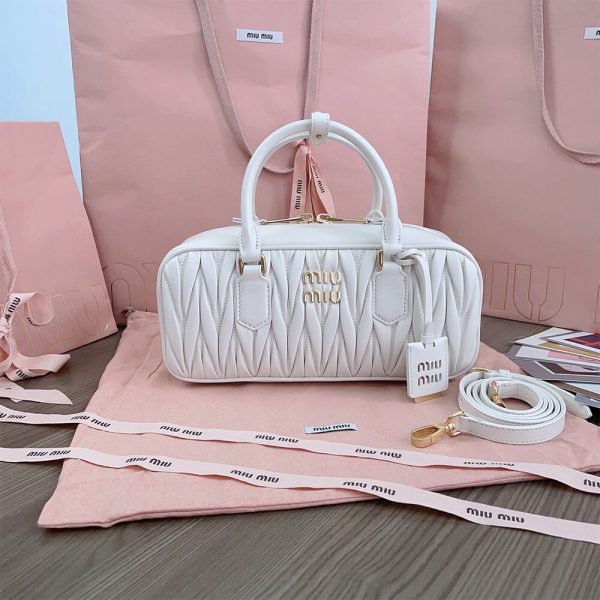 MIUMIU Large Arcadie matelasse nappa Bag(HIGH-END GRADE) - Image 2