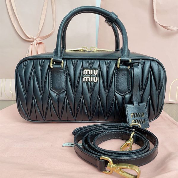 MIUMIU Large Arcadie matelasse nappa Bag(HIGH-END GRADE) - Image 2