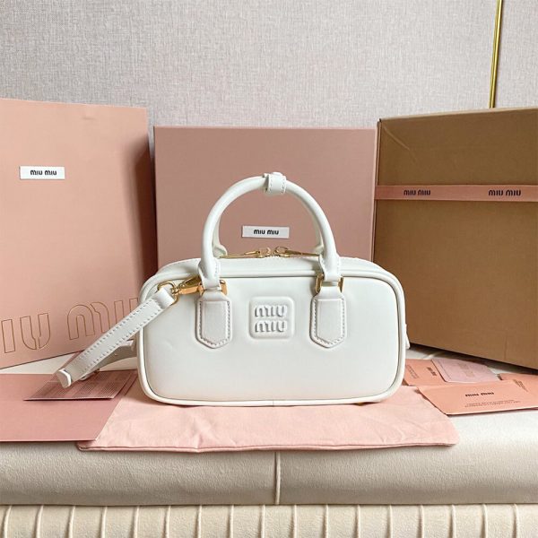 MIUMIU Medium Arcadie Leather Bag(HIGH-END GRADE) - Image 2