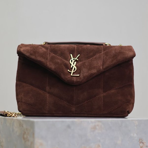 YSL Toy Puffer in suede - Image 2