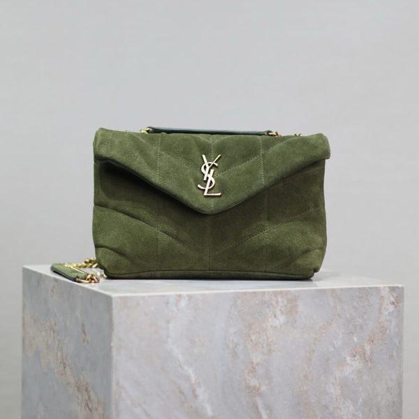 YSL Toy Puffer in suede - Image 2