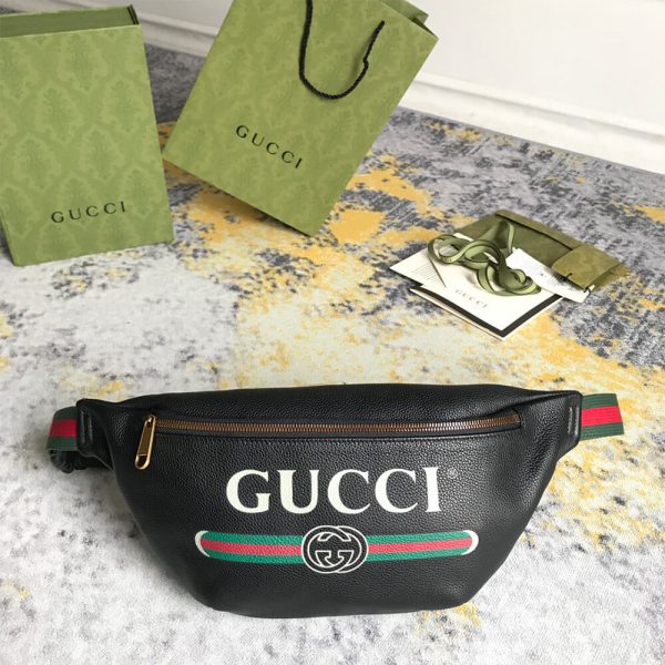 GG PRINT LEATHER BUMBAG - Image 2