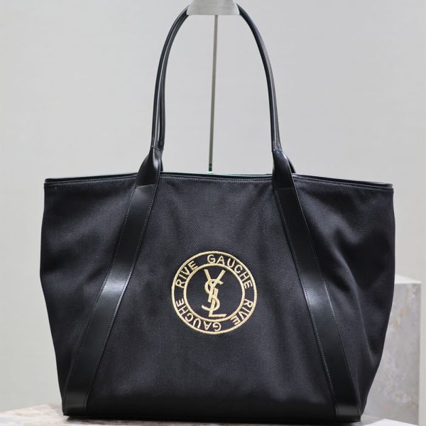 YSL rive gauche tote bag in canvas - Image 2