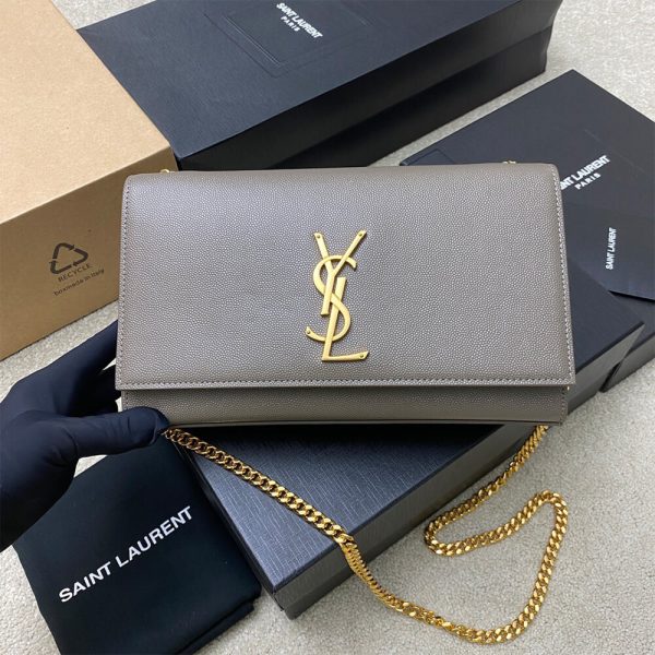 YSL kate medium in grain de poudre embossed leather - Image 2