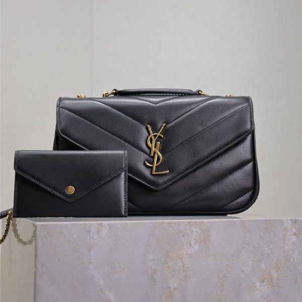 YSL LOULOU small in MATELASSE lambskin - Image 2