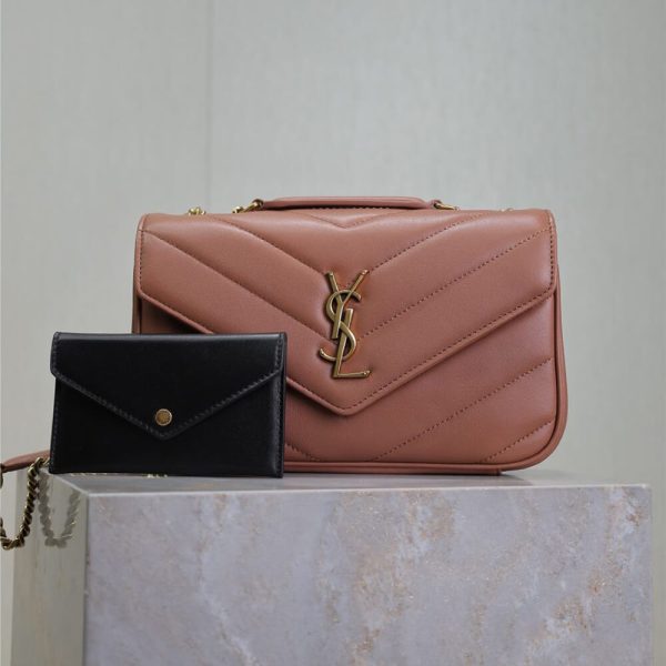 YSL LOULOU small in MATELASSE lambskin - Image 2