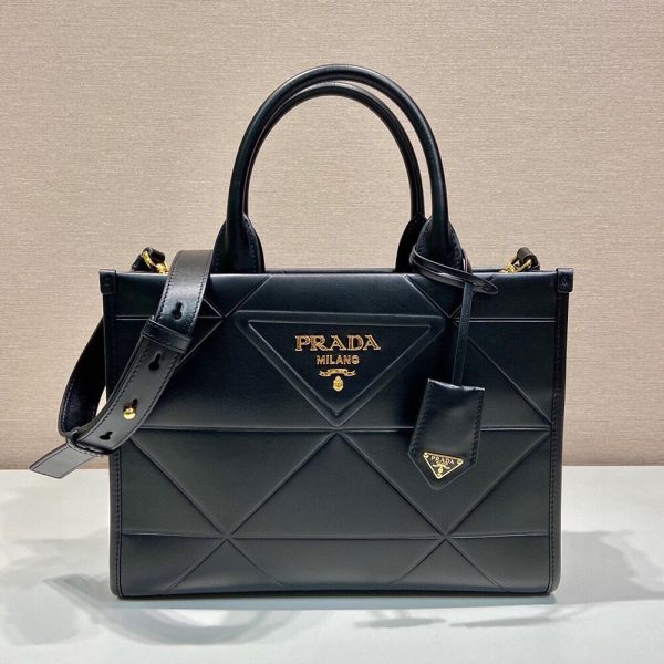 Prada Small leather Prada Symbole bag with topstitching - Image 2
